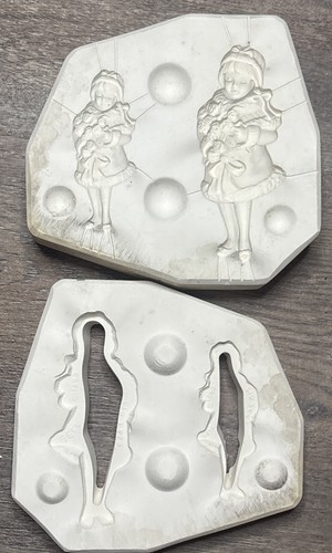 Vintage bell mold 2659 ceramic - bell,